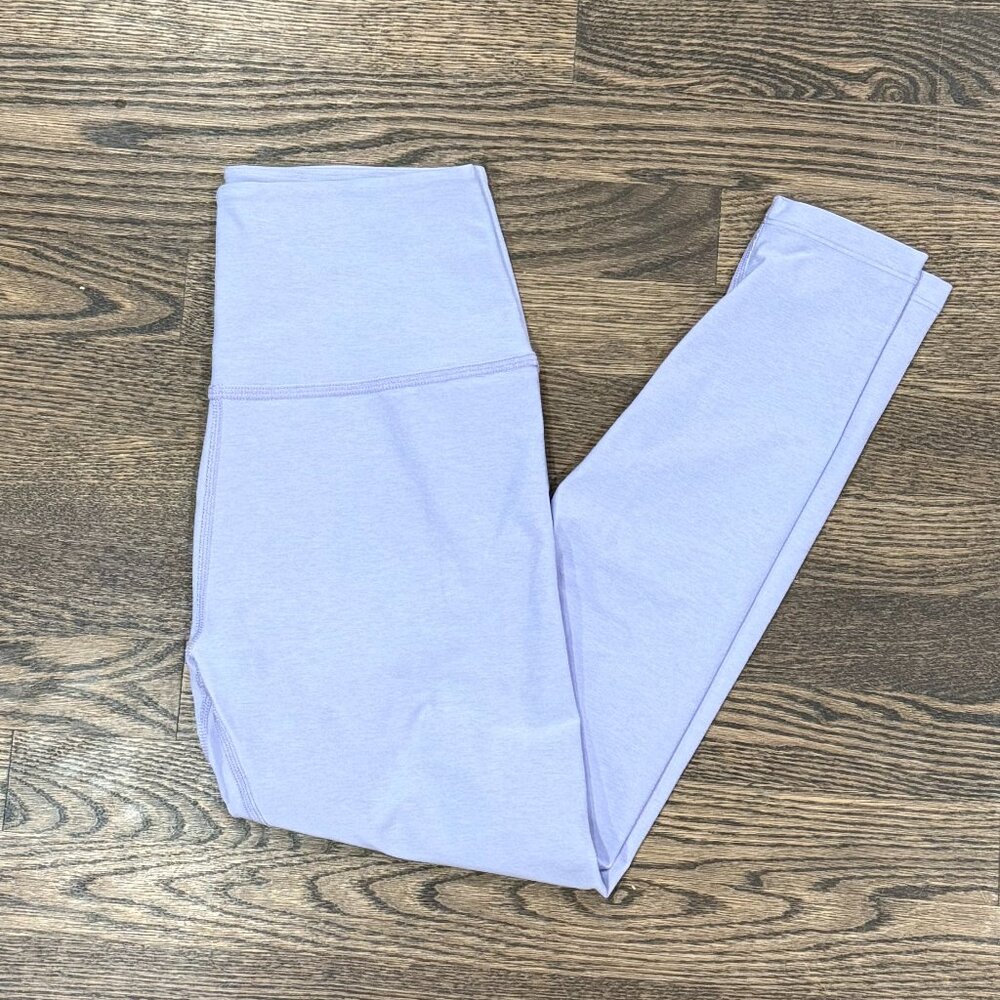Spaced Dye Caught in the Midi High Waist Legging - French Lavender Heather